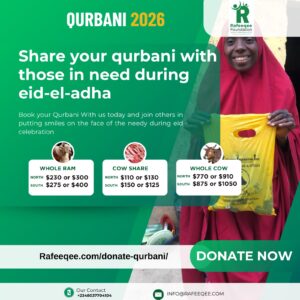Qurbani udhiyah donation