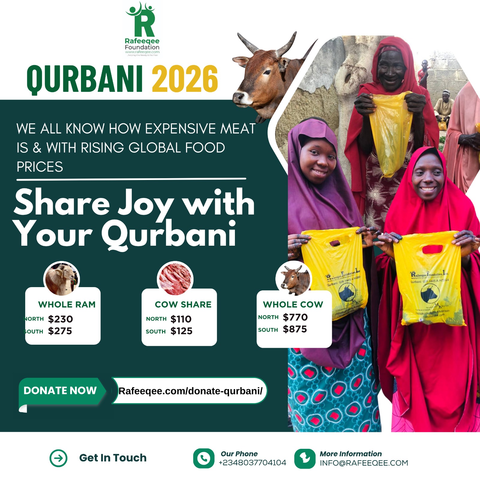 qurbani rafeeqee udhiya